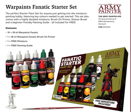 Army Painter Warpaint Fanatic Starterset