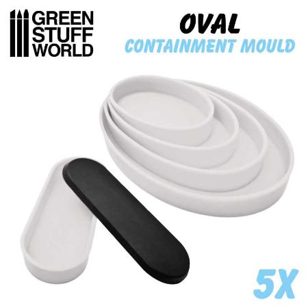 Containment Molds for Oval Bases
