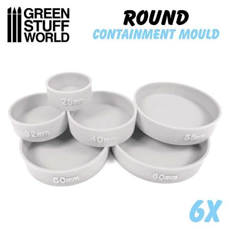Containment Molds for Round Bases