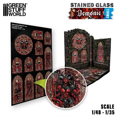 Stained Glass demonic small