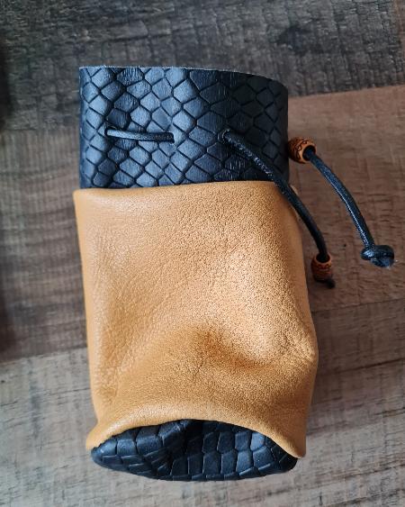 Dice Bag - Handmade - Leather