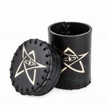 Dice Cup - Q Workshop - Leather Call of Cthulhu Black