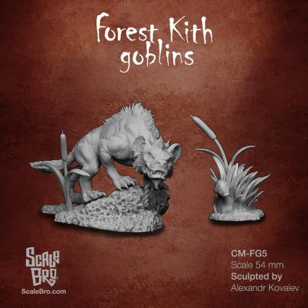 Forest Kith Goblins - Ducky and Hyena 54mm