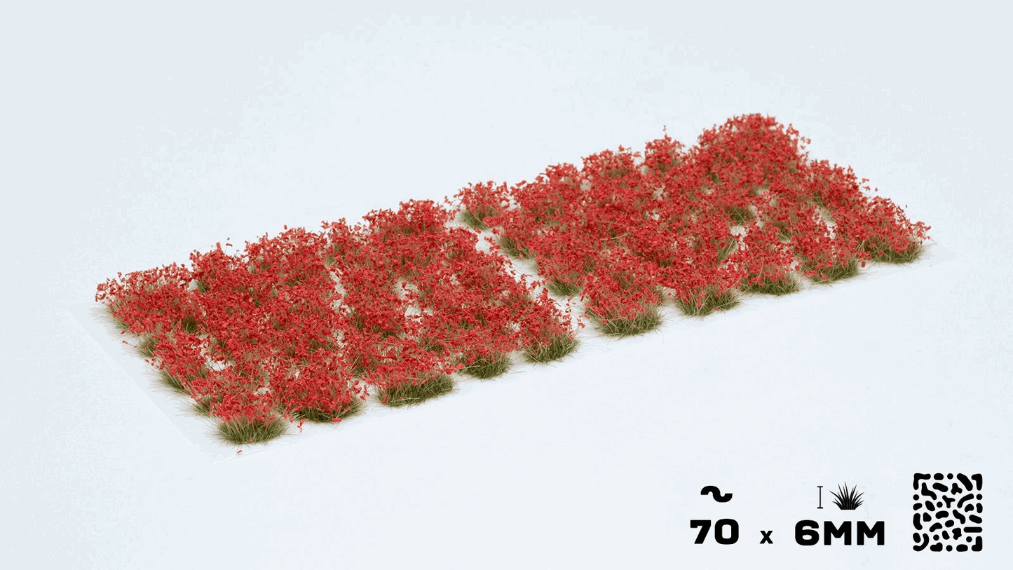 GamersGrass Red Flower Tufts in 6mm