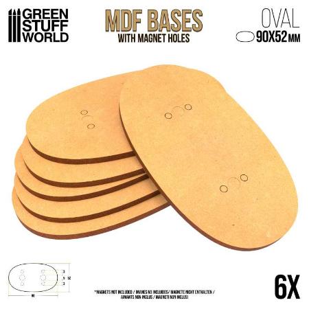 bases-MDF Bases - AOS Oval 90x52mm