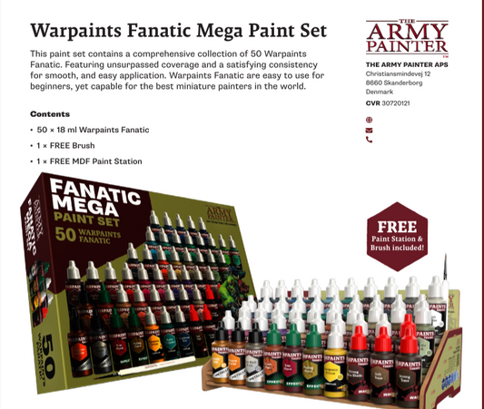Warpaints Fanatic Mega Paint Set - PRE ORDER