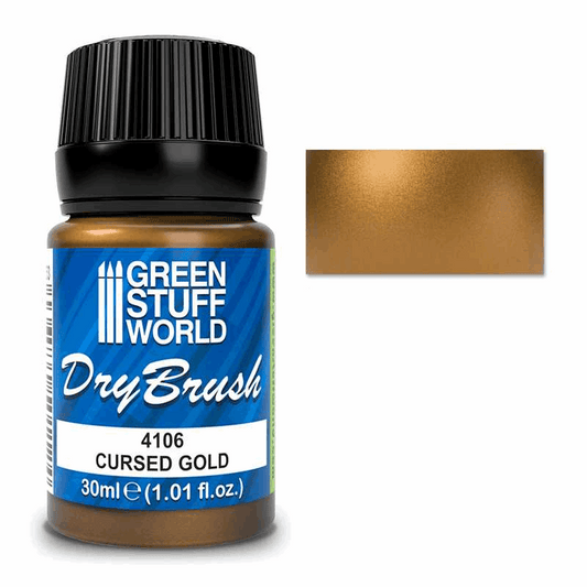 Green Stuff World Drybrush Paint Cursed Gold