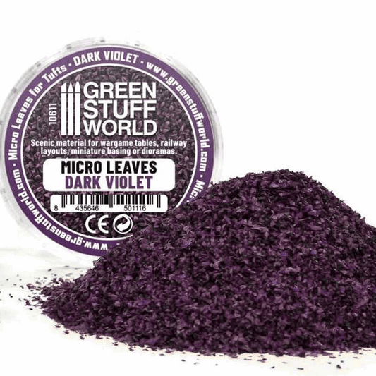 Greenstuff World Micro Leaves Dark Violet