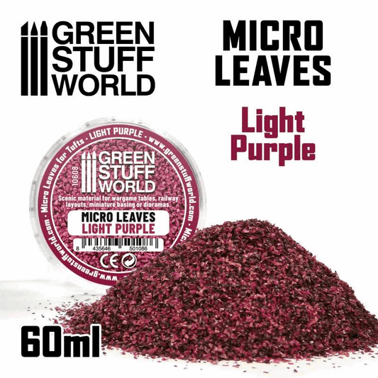 Green Stuff World Micro Leaves Light Purple