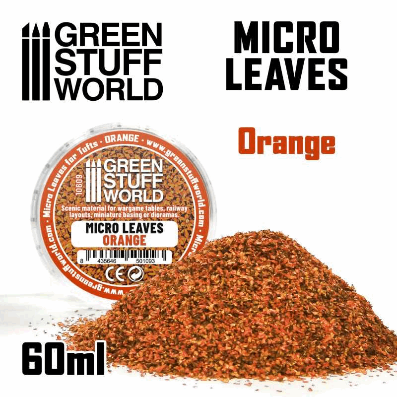 Greenstuff World Micro Leaves Orange