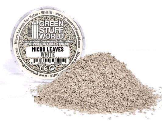 Greenstuff World Micro Leaves White
