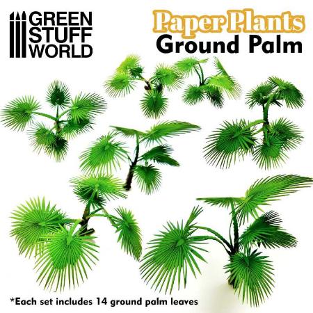 Greenstuff World - Plants Paper - Ground Palm