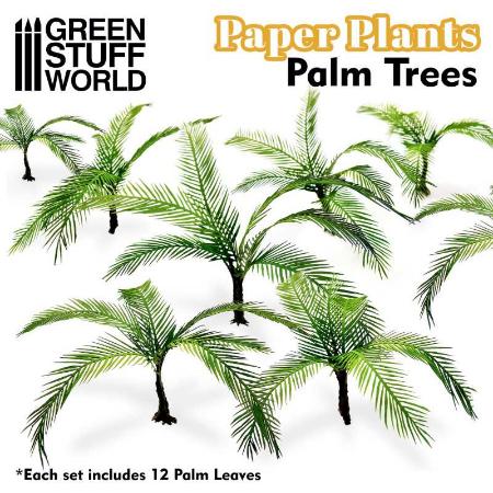 Greenstuff World - Plants Paper - Palm Trees