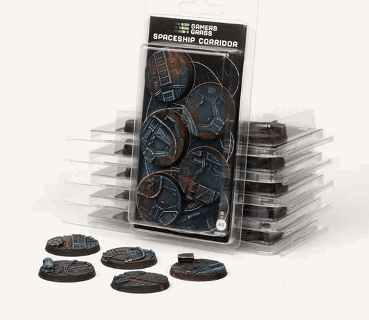40 mm Spaceship corridor Battle Ready Bases Round