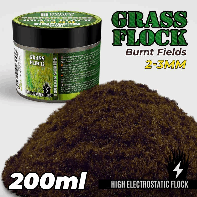 Greenstuff World Static Grass 2-3 mm Burnt Fields