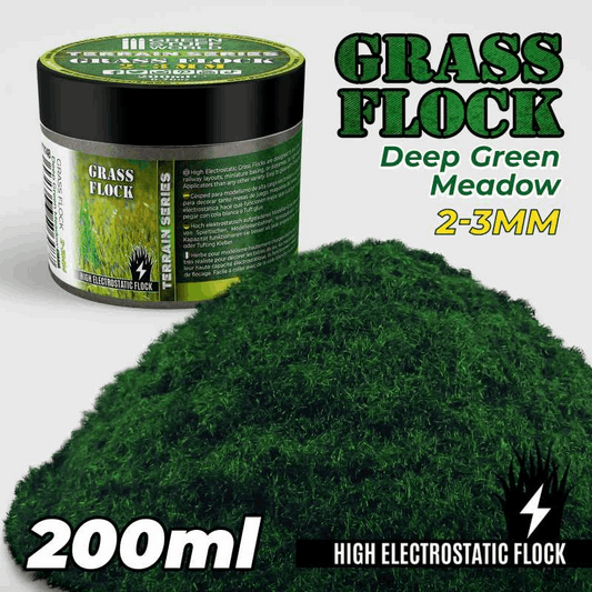 Greenstuff World Static Grass 2-3 mm Deep Green Meadow