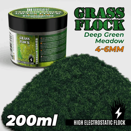 Greenstuff World Deep Green Meadow 4-6 mm Static Grass