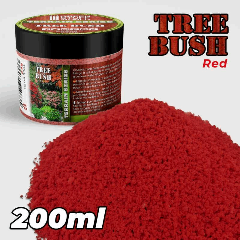 Greenstuff World Tree Bush Clump Foliage Red