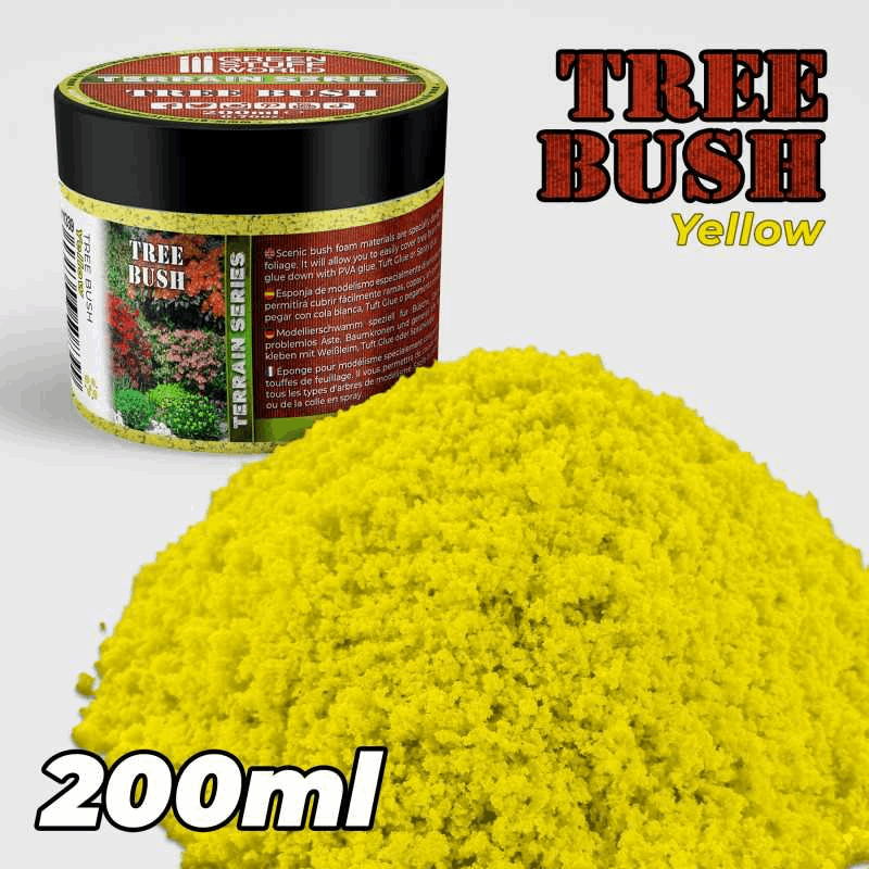 Greenstuff World Tree Bush Clump Foliage Yellow