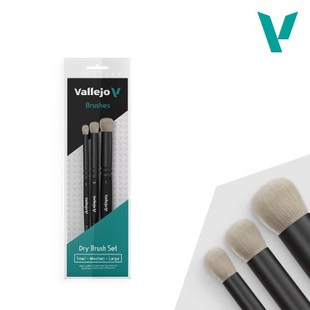 Vallejo - Brushes - Dry Brush Set