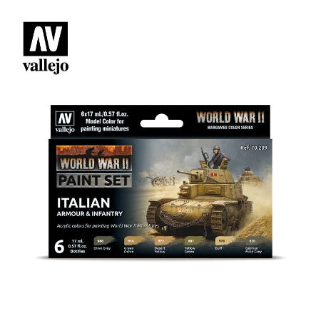 Vallejo - Military Italian Armour & Infantry Paintset