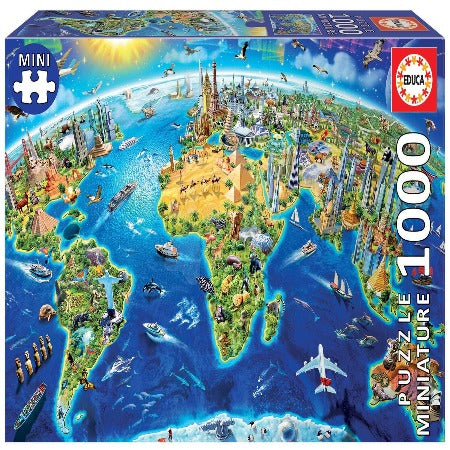 Map - World marks - 1000 pcs