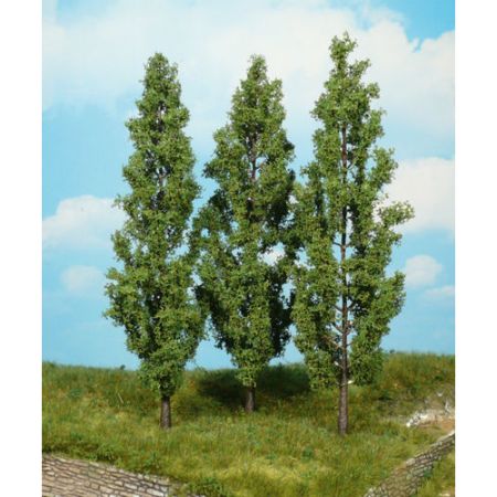 Heki - Trees - Poplar Trees - 3 x - 36cm