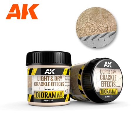 AK Interactive - Crackle Effects Light & Dry 100ML
