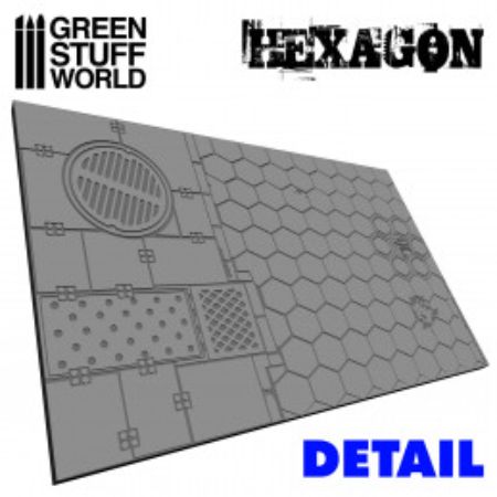 Rolling Pin - Hexagons - 1160