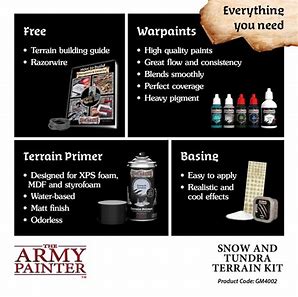 Army Painter - Snow & Tundra Terrain Kit