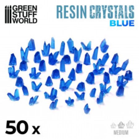 Glow Translucent Crystals - Blue - Medium size