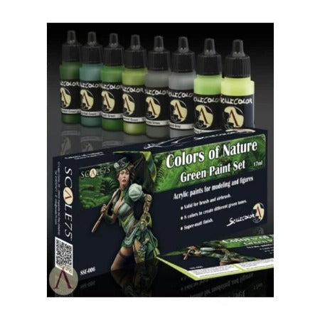 Colors of Nature Green Paint set