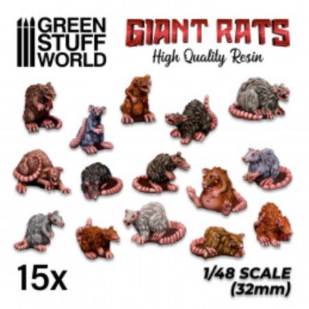 Greenstuff World - Animals - Rats Giant Rats