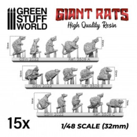Greenstuff World - Animals - Rats Giant Rats