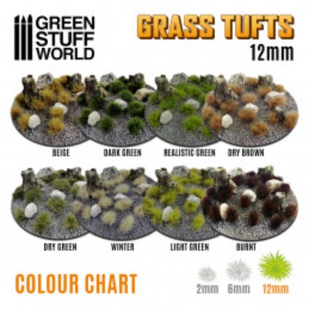 Grass tufts 12mm