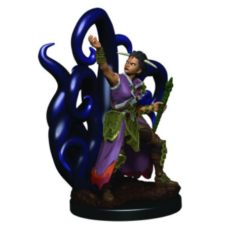 D&D Icons of the Realms Premium Figures: Female Human Warlock (painted)