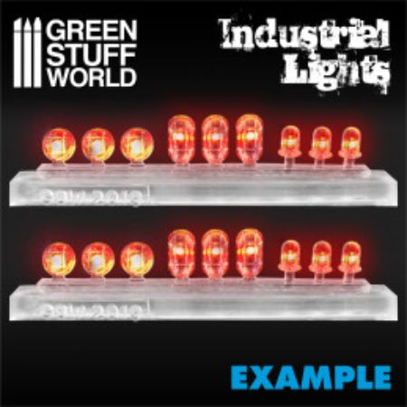 Industrial Lights - Large lights - Transparent resin