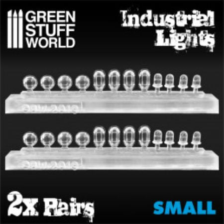 Greenstuff World - Civil - Lights Industrial - Small lights - Transparent resin