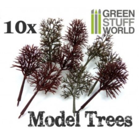 Model Tree Trunks x10
