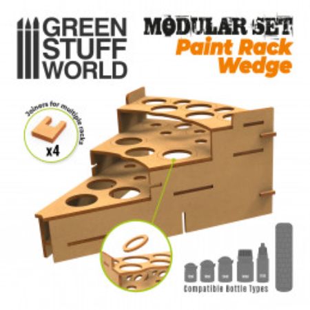 MDF Rack - Modular Paint Rack - Wedge