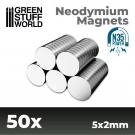 Magnets - Neodymium - N35 -  50 units