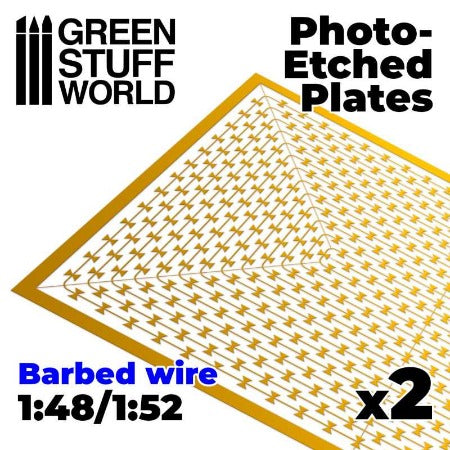 Photo etched Plates - Barbed Wire