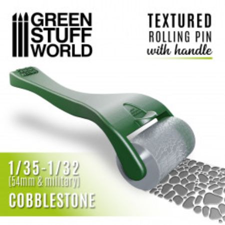 Rolling pin - Cobblestone - With Handle