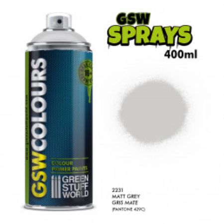 Primer spray - Matt - 400ml - Grey