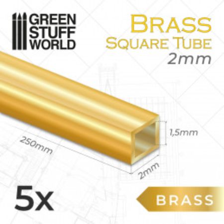 Brass Tubes Square