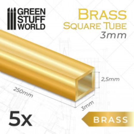 Brass Tubes Square