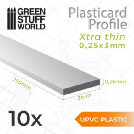 uPVC Plasticard Profile - Xtra-thin