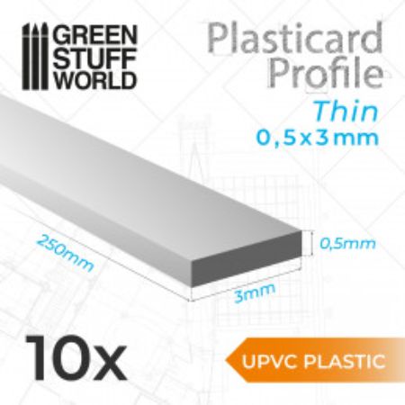 uPVC Plasticard Profile - Thin