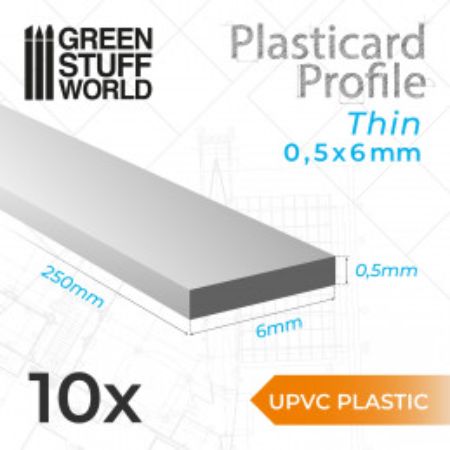 uPVC Plasticard Profile - Thin