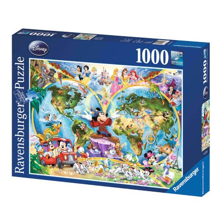 disney - worldmap - 1000 pcs